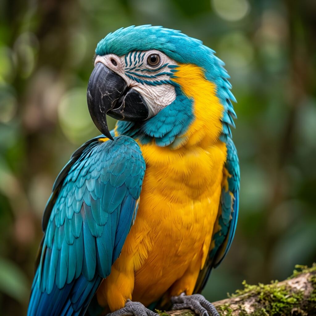 Portrait : Ara glaucogularis