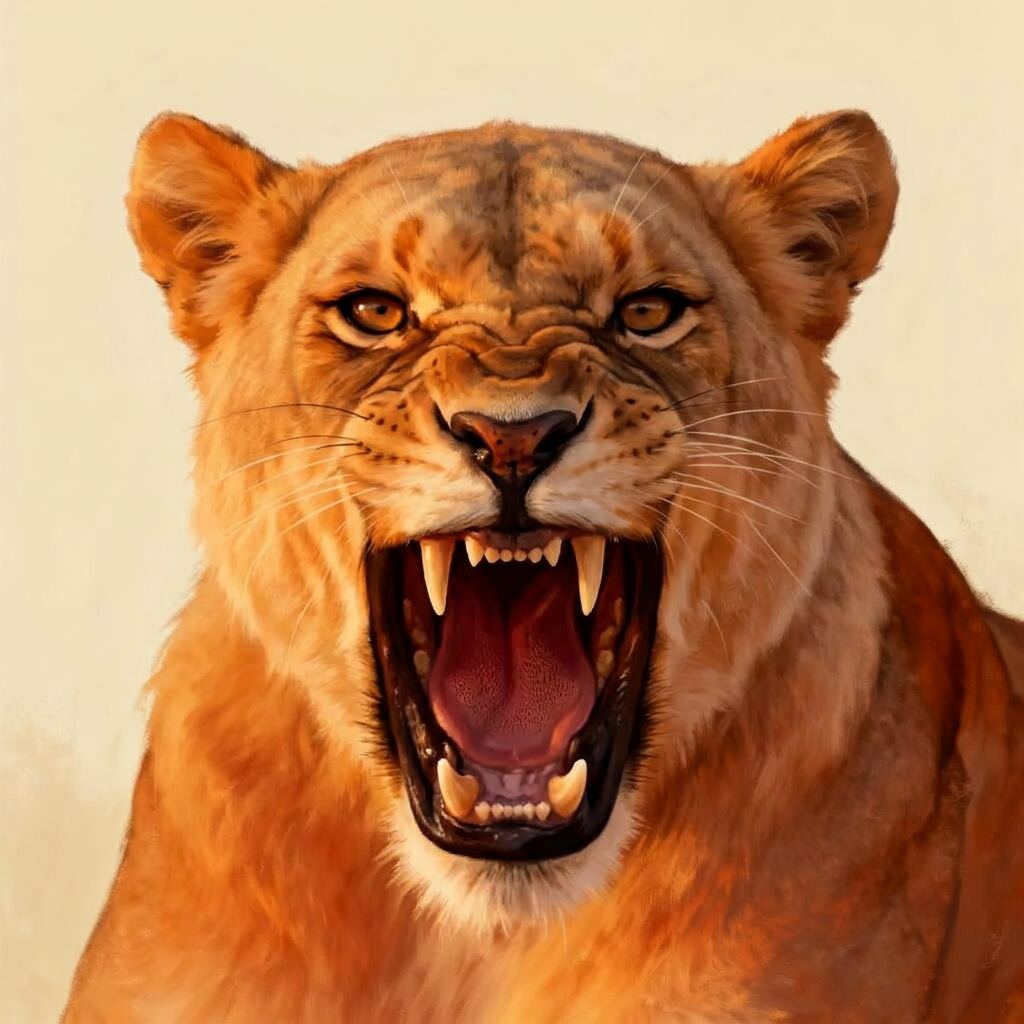 Portrait : Lionne